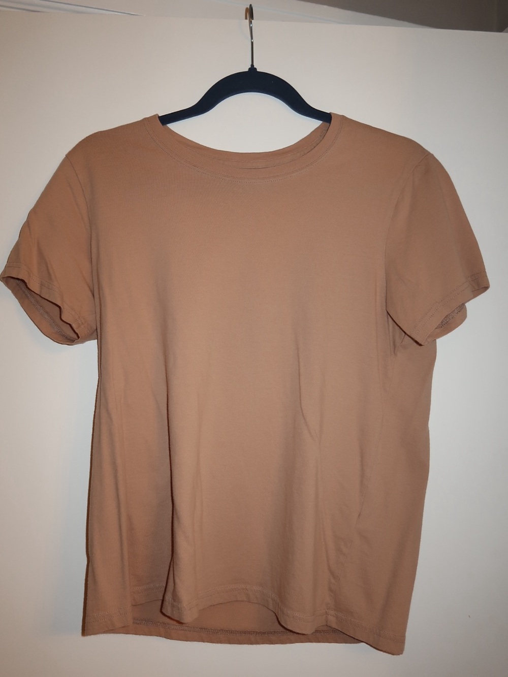 Abercrombie & Fitch Short Sleeve Crew Tee — Camel Tan